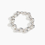 LO Collections Cocoon Choker Necklaces in Silver-Plated Brass Material