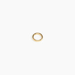 LO Collections Circle Ring in Nano-Coated Brass Material
