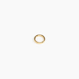 LO Collections Circle Ring in Nano-Coated Brass Material