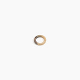 Dinosaur Designs Modern Tribal Band Ring in Sandy Pearl Colour resin with Wide Fit