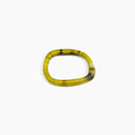 Dinosaur Designs Slate Bangle in Malachite Colour resin with Wide Fit