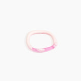 Dinosaur Designs Slate Bangle in Shell Pink Colour resin with Wide Fit