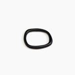 Dinosaur Designs Slate Bangle in Black Colour resin with Wide Fit