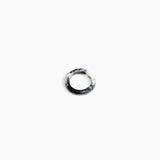 Dinosaur Designs Modern Tribal Band Ring in White Marble Colour resin with Wide Fit