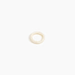 Dinosaur Designs Modern Tribal Band Ring in Chalk Swirl Colour resin with Wide Fit
