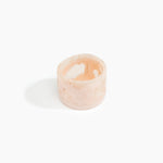 Dinosaur Designs Long Band Bangle in Rose Swirl Colour resin with Regular Fit