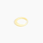 Dinosaur Designs Small Organic Bangle in Lemon Colour resin with Regular Fit