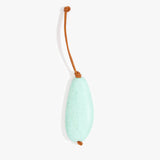 Dinosaur Designs Pebble Keyring in Mint Colour resin
