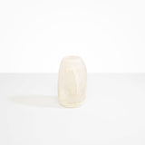 Dinosaur Designs Medium Pebble Vase in Chalk Swirl Colour resin
