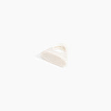 Dinosaur Designs Shield Ring in Chalk Swirl Colour resin with Regular Fit