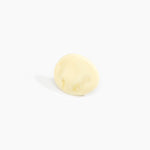 Dinosaur Designs Stone Ring in Lemon Colour resin with Wide Fit