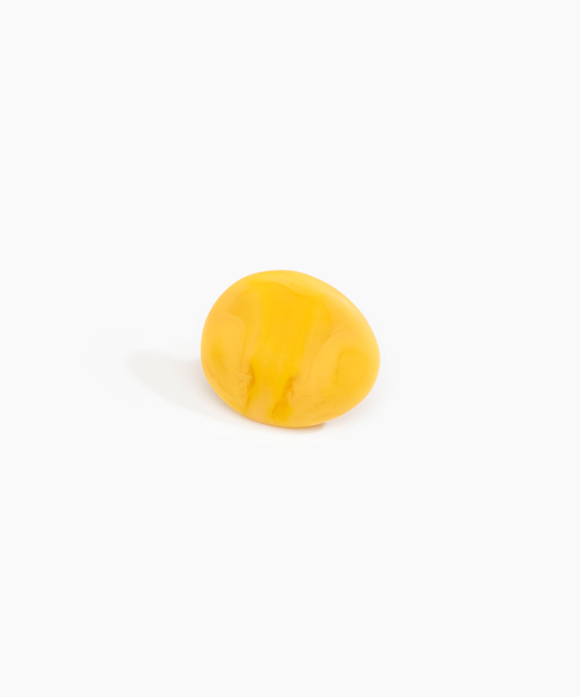 Dinosaur Designs Stone Ring in Honeycomb Colour resin with Wide Fit