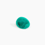 Dinosaur Designs Stone Ring in Mineral Swirl Colour resin with Wide Fit