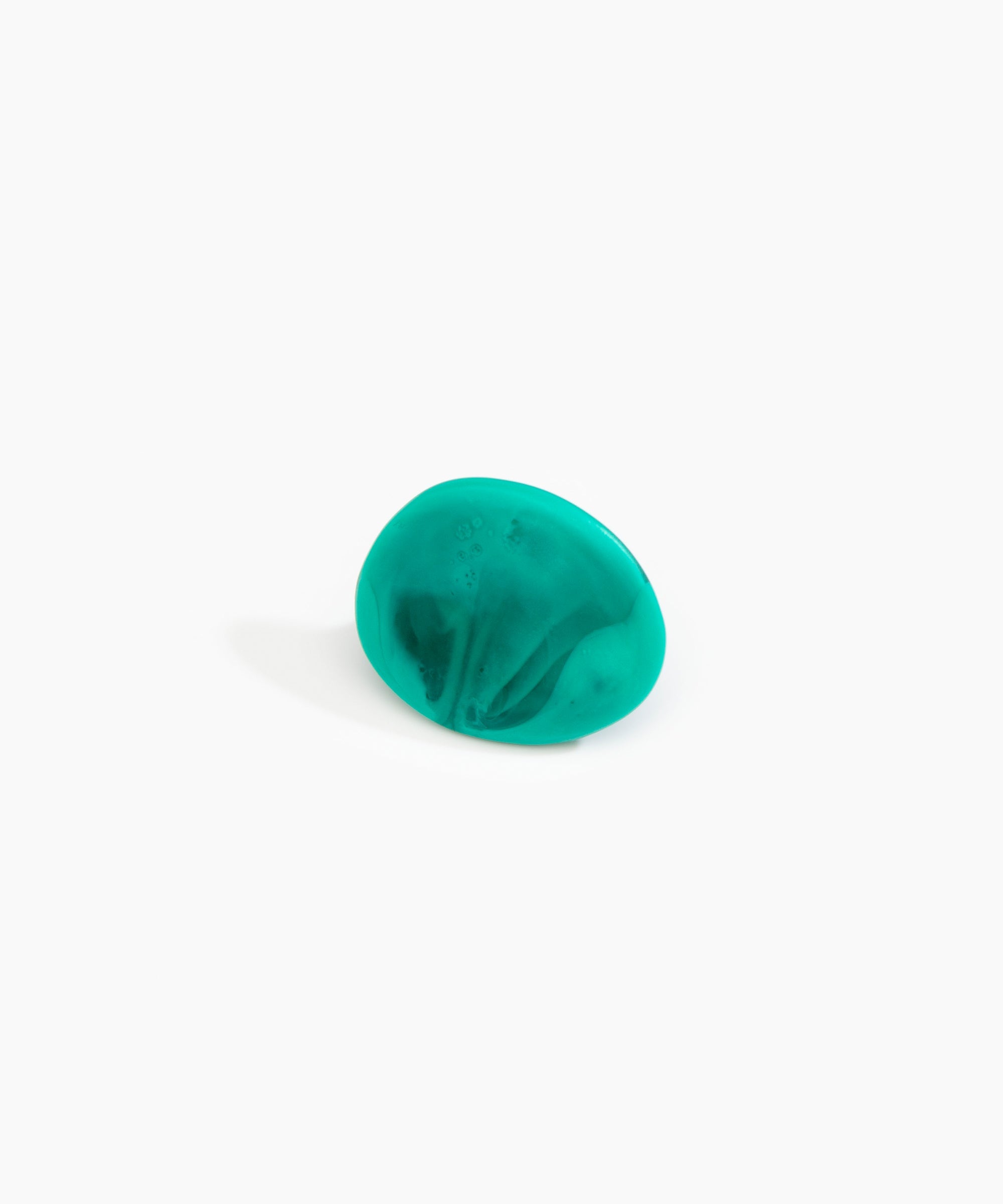 Dinosaur Designs Stone Ring in Mineral Swirl Colour resin with Wide Fit