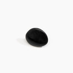 Dinosaur Designs Stone Ring in Black Colour resin with Wide Fit