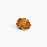 Dinosaur Designs Stone Ring in Dark Horn Colour resin with Wide Fit