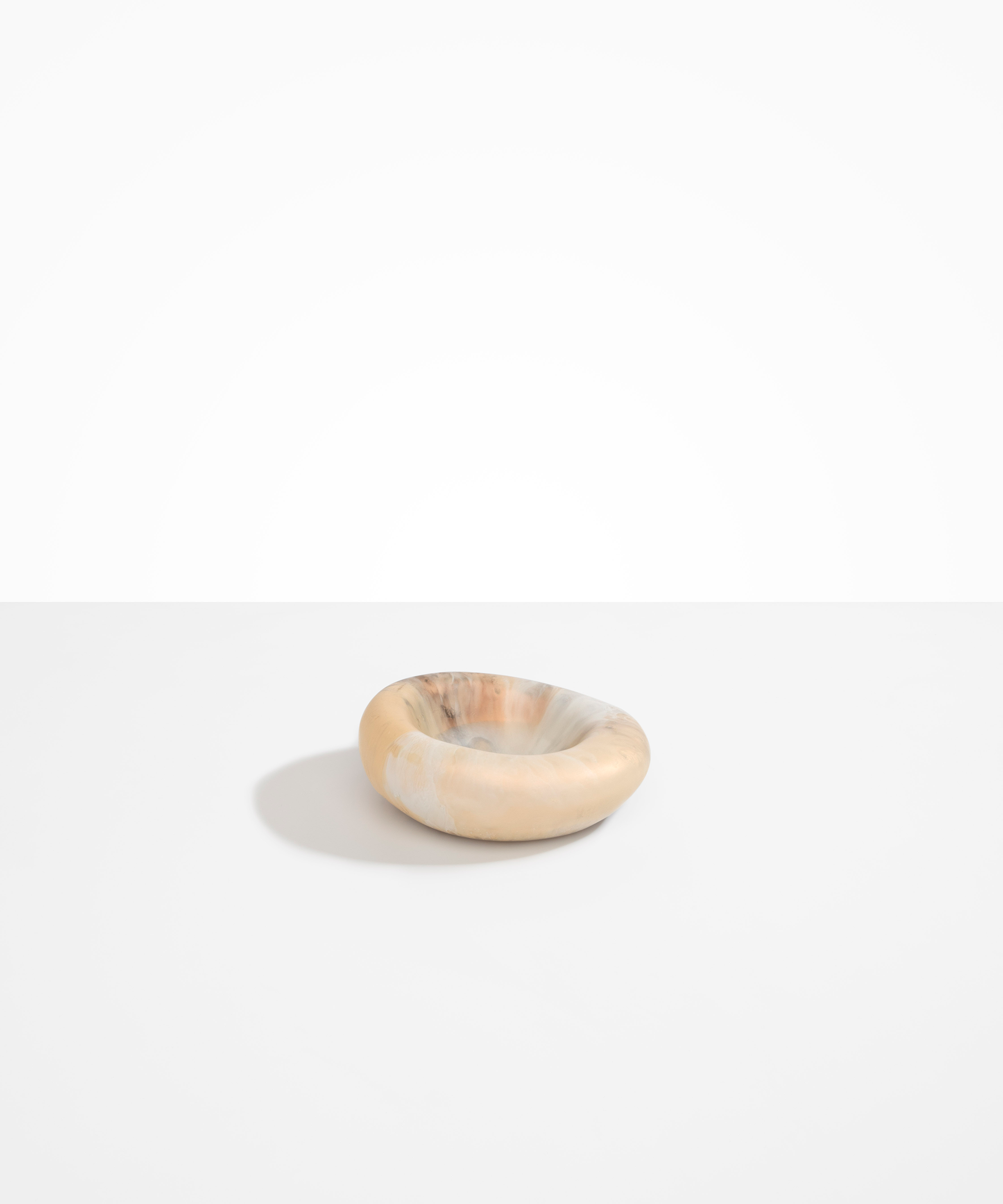 Dinosaur Designs Drift Dish in Sandy Pearl Colour resin