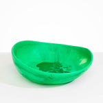 Dinosaur Designs Large Flow Bowl in Leaf Colour resin
