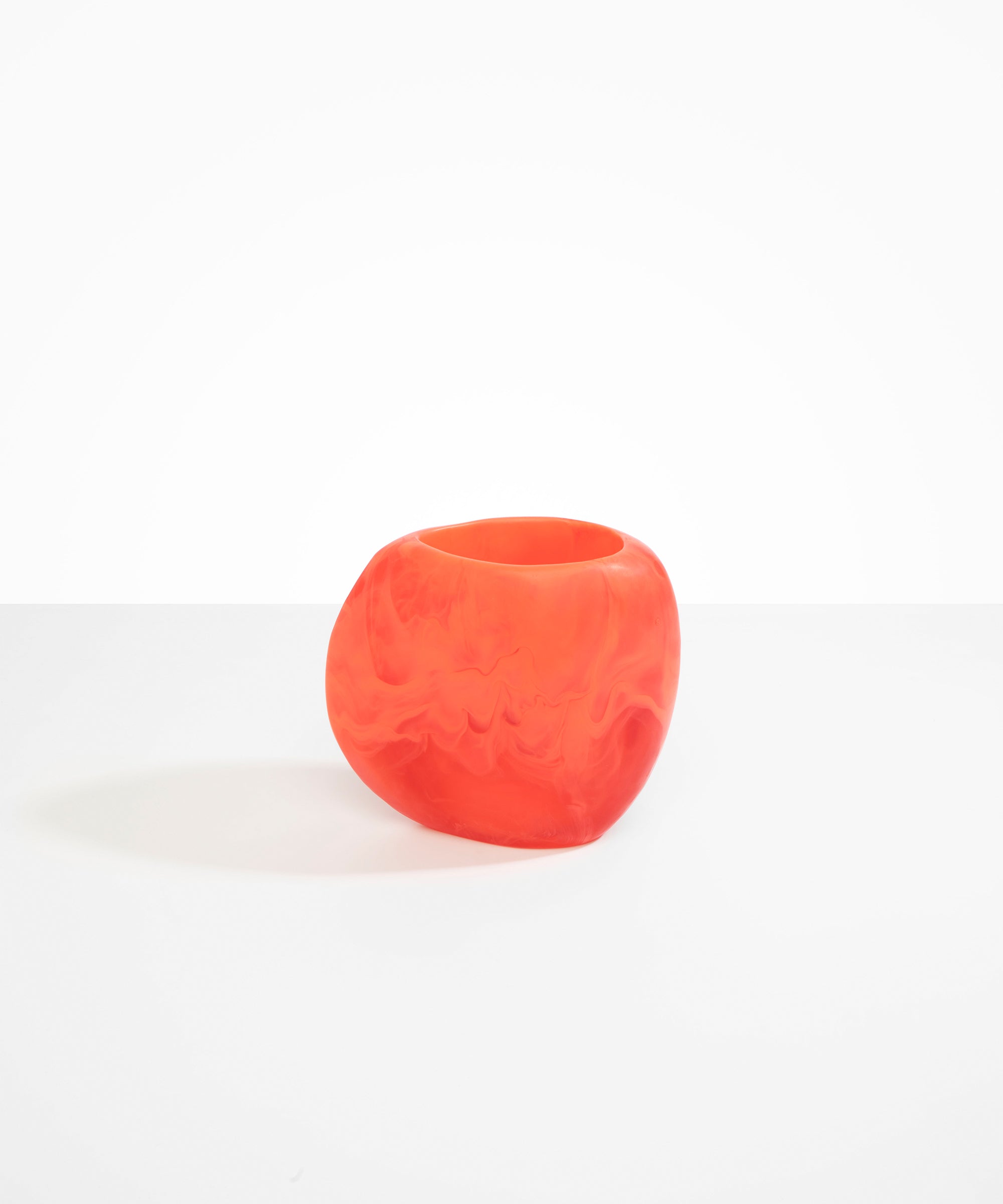 Dinosaur Designs Large Rock Vase in Lychee Colour resin