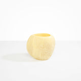 Dinosaur Designs Large Rock Vase in Lemon Colour resin