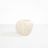 Dinosaur Designs Large Rock Vase in Chalk Swirl Colour resin