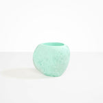 Dinosaur Designs Large Rock Vase in Mint Colour resin