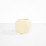 Dinosaur Designs Large Rock Vase in Cream Colour resin