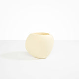 Dinosaur Designs Large Rock Vase in Cream Colour resin