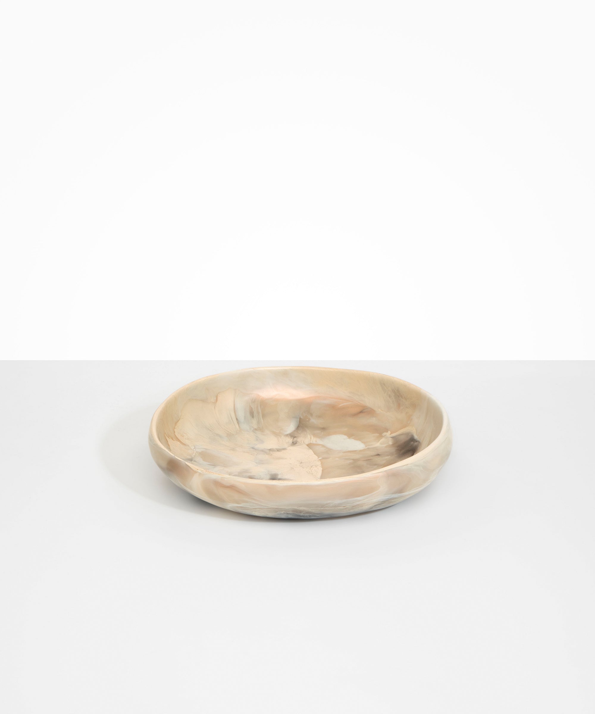 Dinosaur Designs Medium Earth Bowl in Sandy Pearl Colour resin
