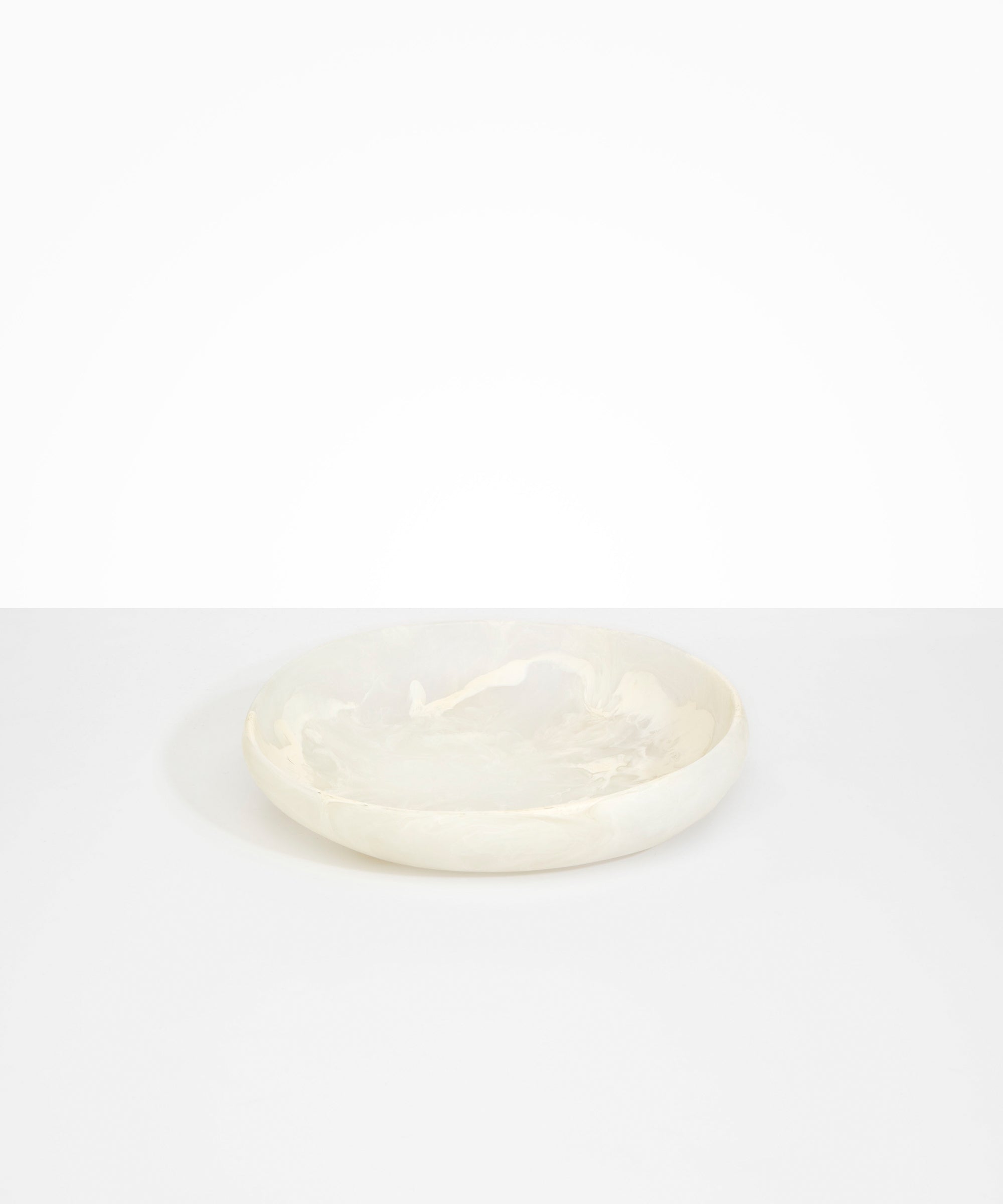 Dinosaur Designs Medium Earth Bowl in Chalk Swirl Colour resin