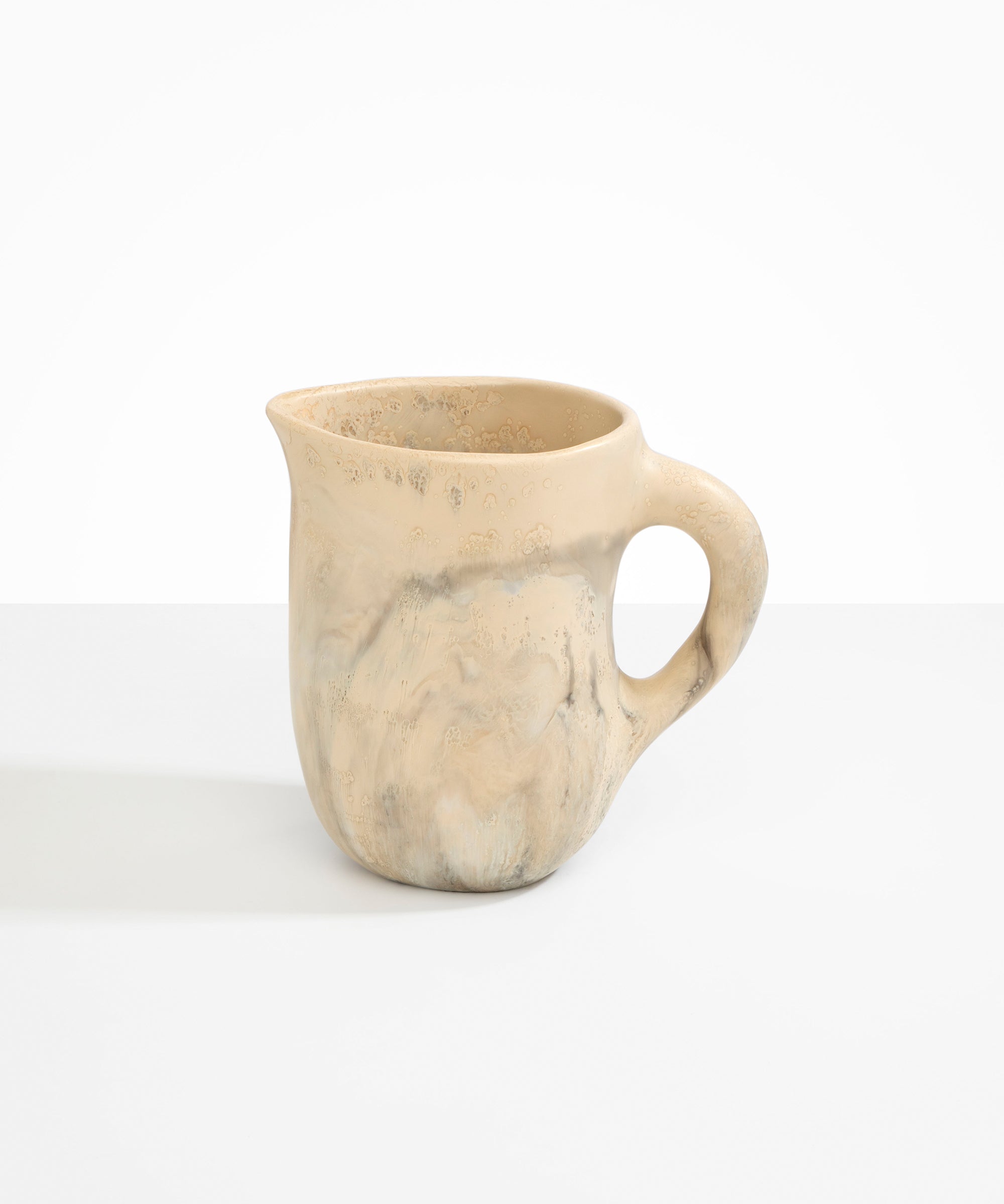 Dinosaur Designs Large Rock Jug in Sandy Pearl Colour resin