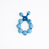 Dinosaur Designs Bold Ball Bracelet in Sky Colour resin with One Size Fit