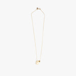 Dinosaur Designs Joie De Vivre Pendant in Cream Colour resin with Gold-Filled Material