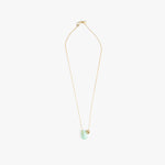 Dinosaur Designs Joie De Vivre Pendant in Mint Colour resin with Gold-Filled Material