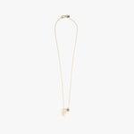 Dinosaur Designs Joie De Vivre Pendant in Chalk Swirl Colour resin with Gold-Filled Material