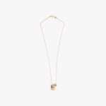 Dinosaur Designs Joie De Vivre Pendant in Sandy Pearl Colour resin with Gold-Filled Material