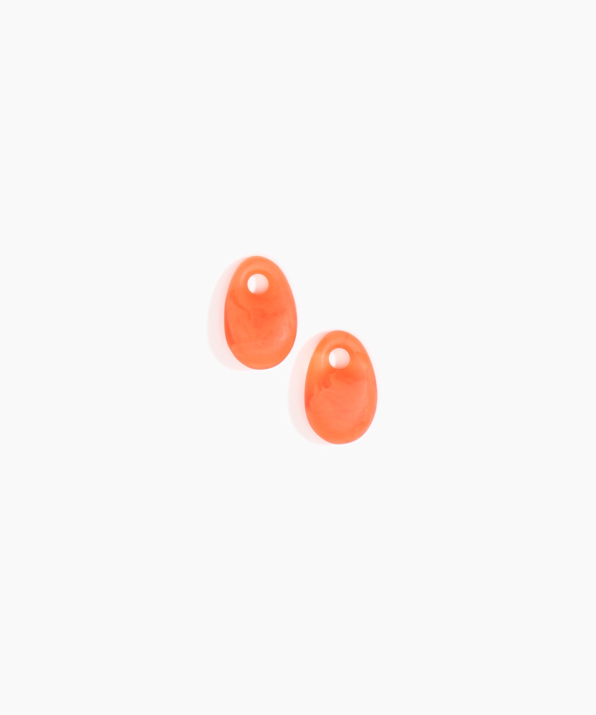 Dinosaur Designs Small Rock Beads in Lychee Colour resin