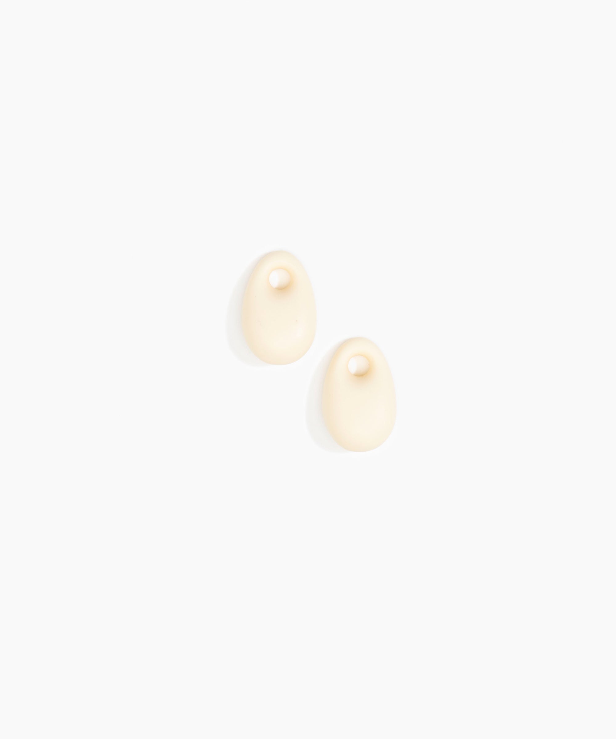 Dinosaur Designs Small Rock Beads in Cream Colour resin