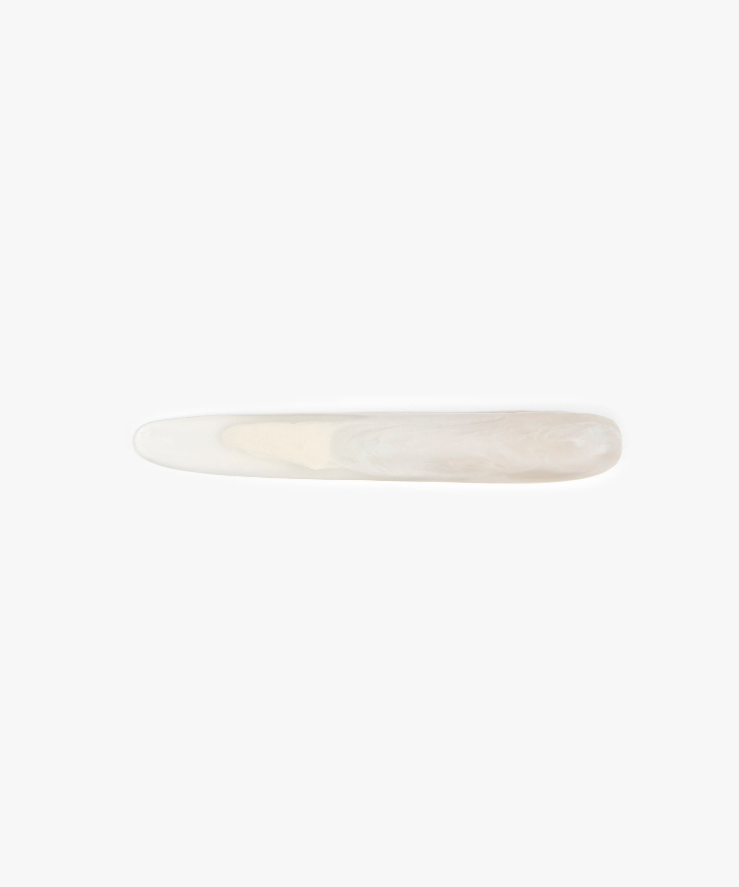 Dinosaur Designs Stone Cheese Knife in Chalk Swirl Colour resin