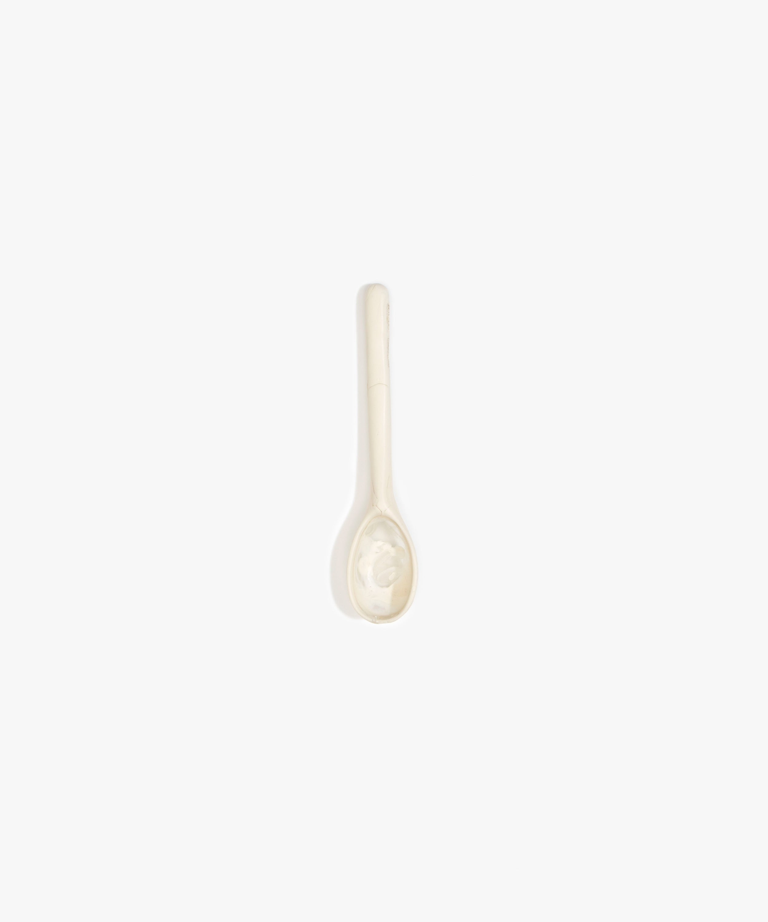 Dinosaur Designs Stone Spoon in Chalk Swirl Colour resin