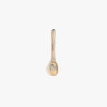 Dinosaur Designs Stone Spoon in Sandy Pearl Colour resin