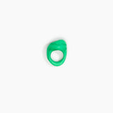 Dinosaur Designs Pebble Ring in Leaf Colour resin with Regular Fit