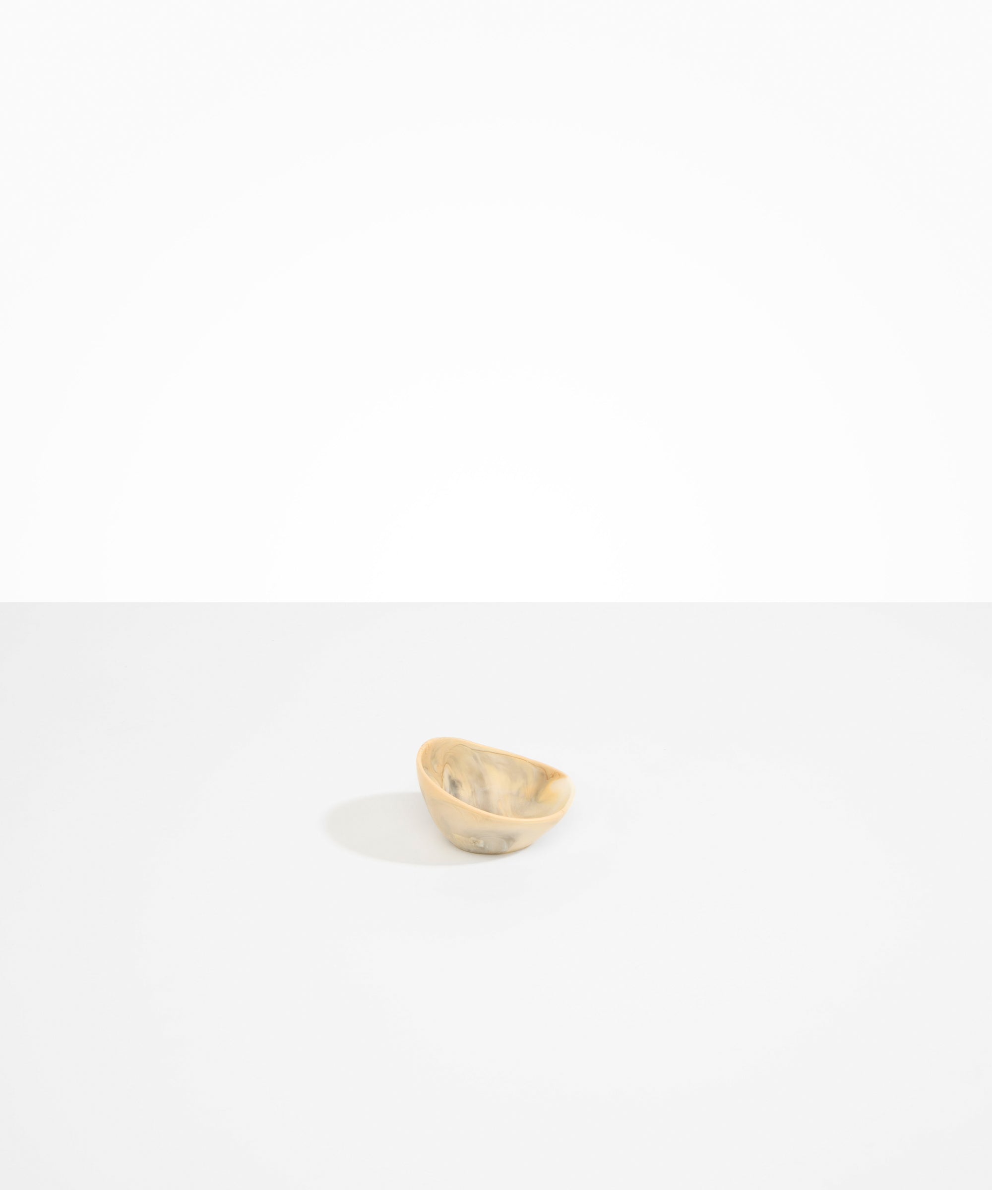 Dinosaur Designs Flow Spice Dish in Sandy Pearl Colour resin