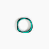 Dinosaur Designs Large Organic Bangle in Mineral Swirl Colour resin with Wide Fit