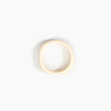 Dinosaur Designs Large Organic Bangle in Cream Colour resin with Wide Fit