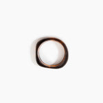 Dinosaur Designs Large Organic Bangle in Tortoise Colour resin with Wide Fit