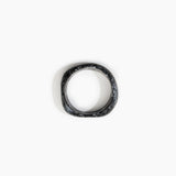 Dinosaur Designs Large Organic Bangle in Black Marble Colour resin with Wide Fit