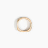 Dinosaur Designs Large Organic Bangle in Sandy Pearl Colour resin with Wide Fit