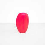 Dinosaur Designs Bold Skipping Stone Vase in Flamingo Colour resin