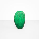 Dinosaur Designs Bold Skipping Stone Vase in Leaf Colour resin
